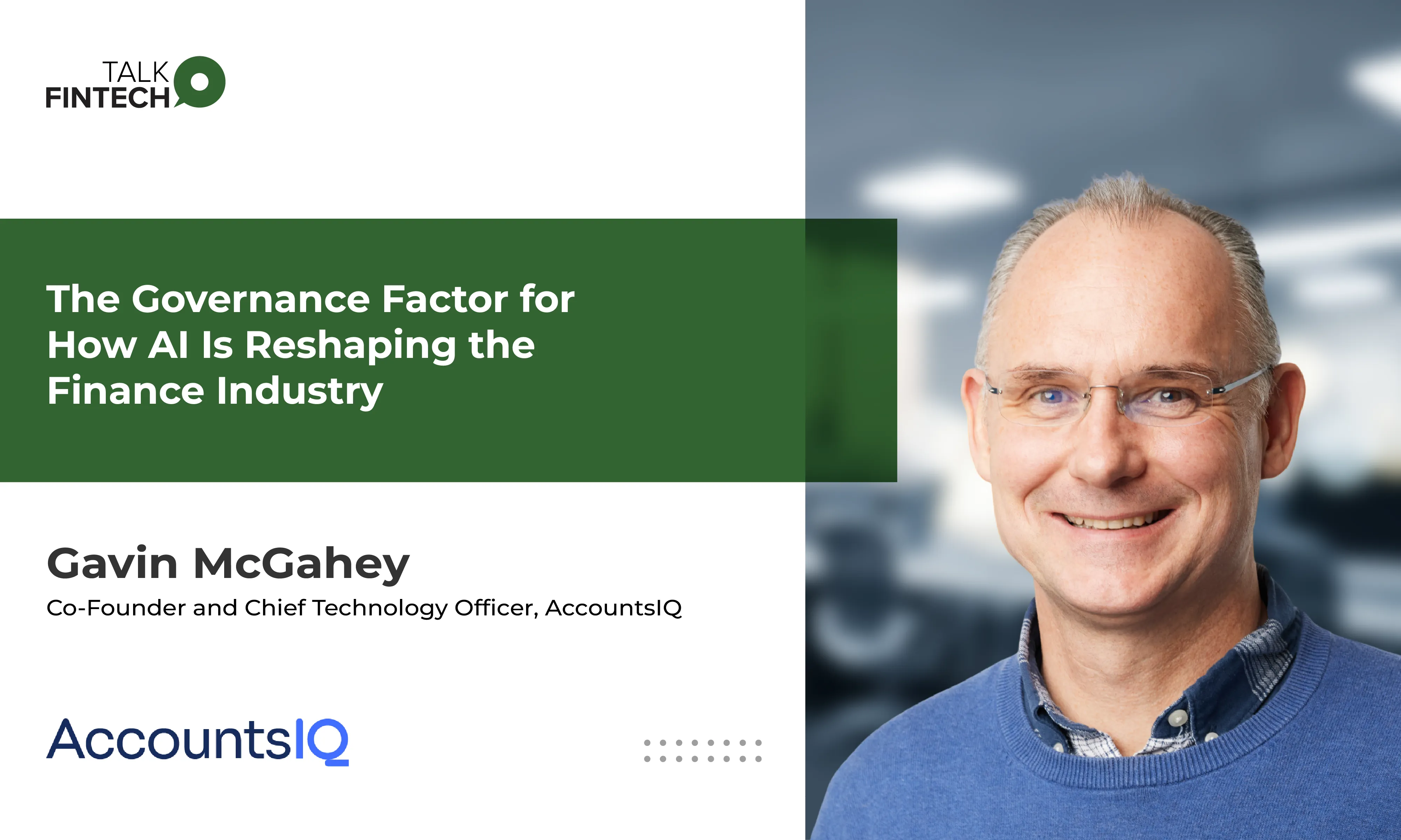 The Governance Factor for How AI Is Reshaping the Finance Industry